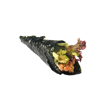 Spicy sake temaki